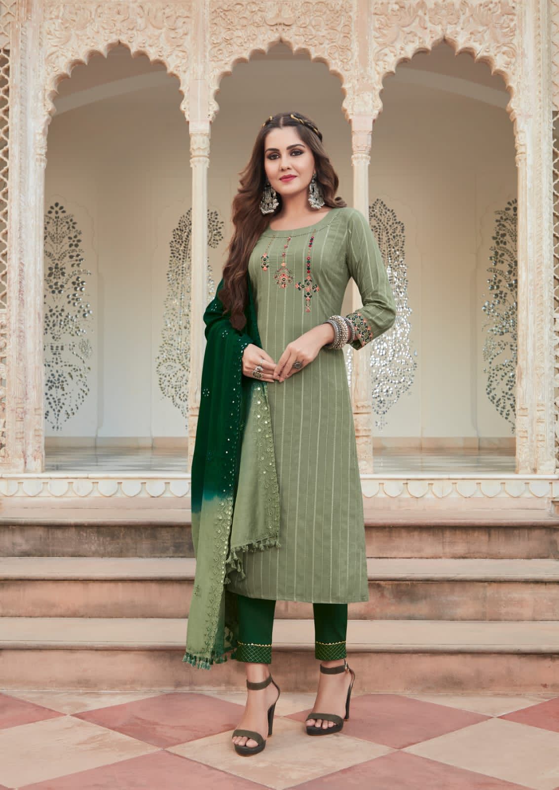 KARISSA KIA Fancy Ethnic Wear Designer Latest Readymade Suit Collection